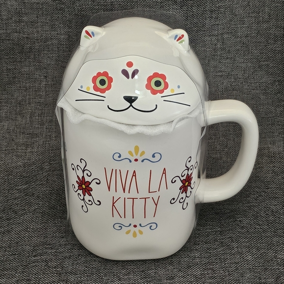 Rae Dunn Other - Rae Dunn - Day of the Dead Viva La Kitty coffee mug
